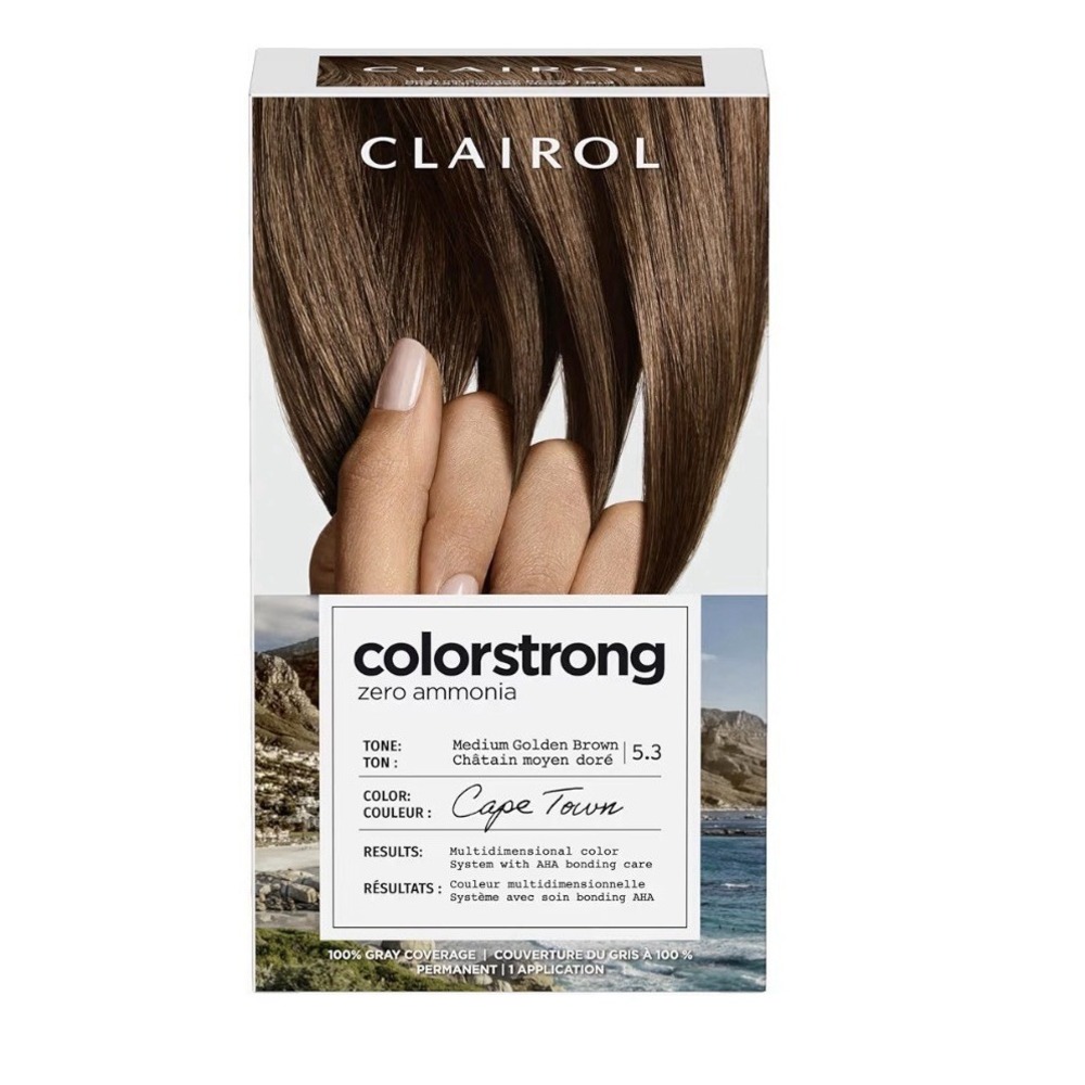 CLAIROL COLORSTRONG HAIR COLOR 5.3 MEDIUM GOLDEN BROWN NEW IN BOX